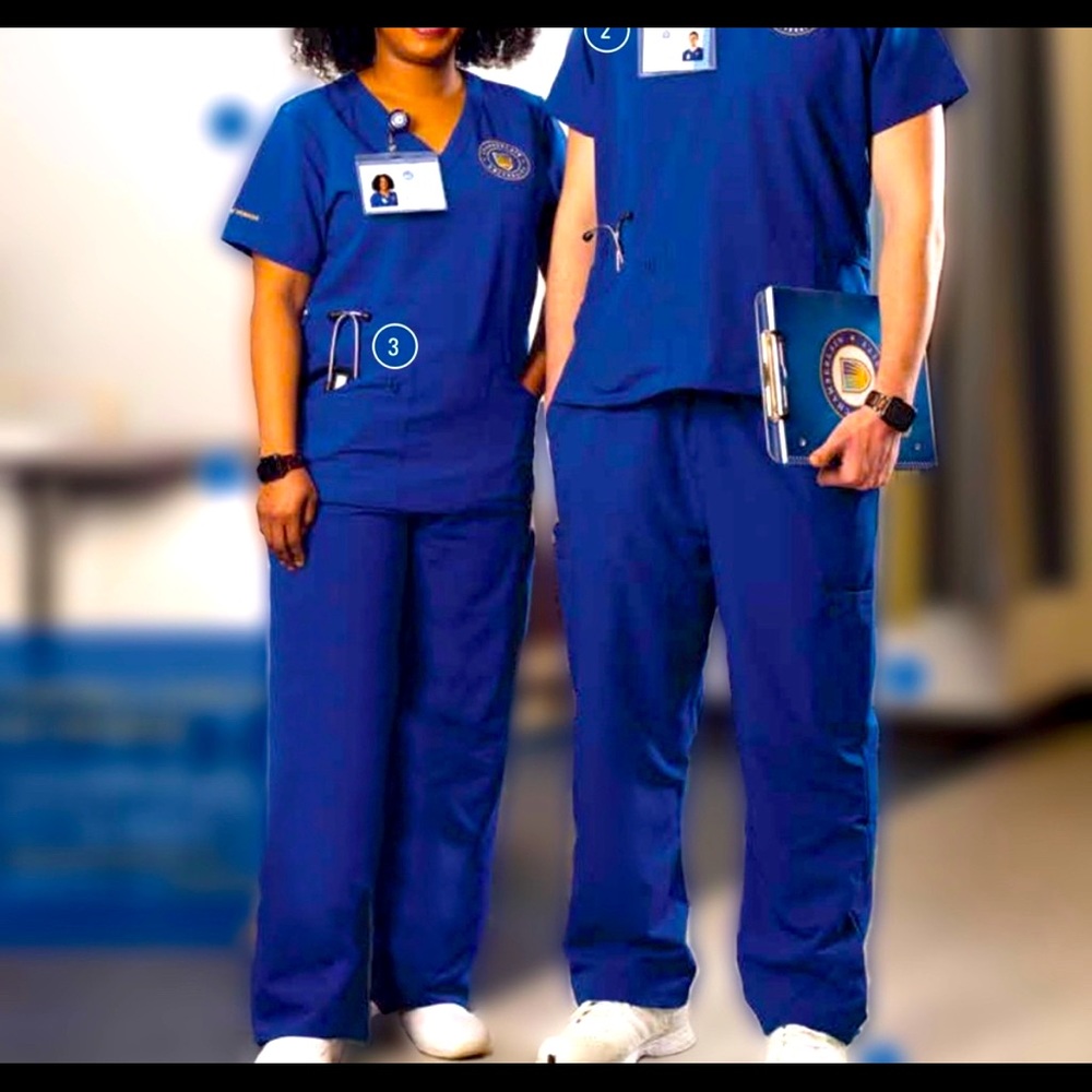 Set of 2- 1 pair of bottoms and a top.